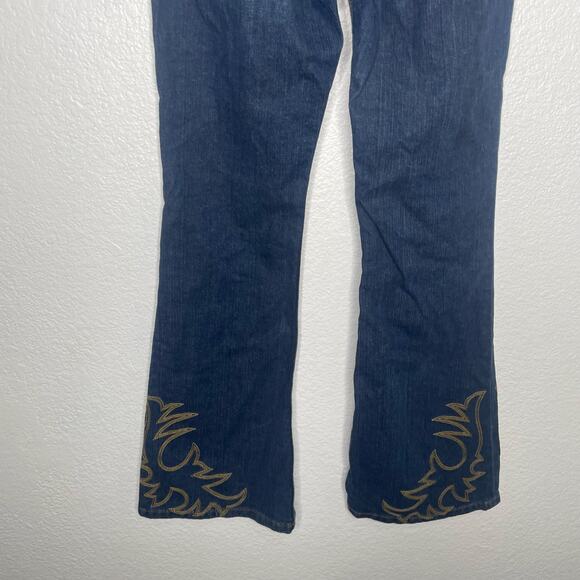 Cruel Denim Womens Jeans Size 26 Hannah Denim Blue Bootcut Embroidered - Picture 12 of 14